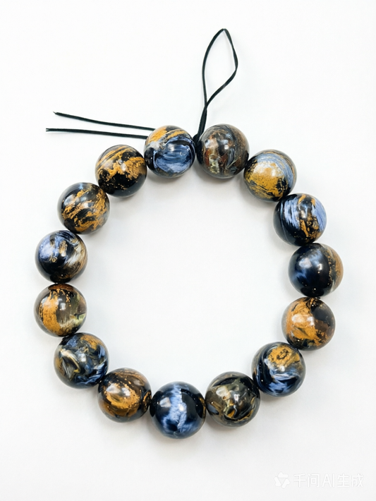 Natural Pietersite Bracelet for Women Men, Stone of Courage Healing Crystal, King's Power & Protection Beaded Jewelry Gift